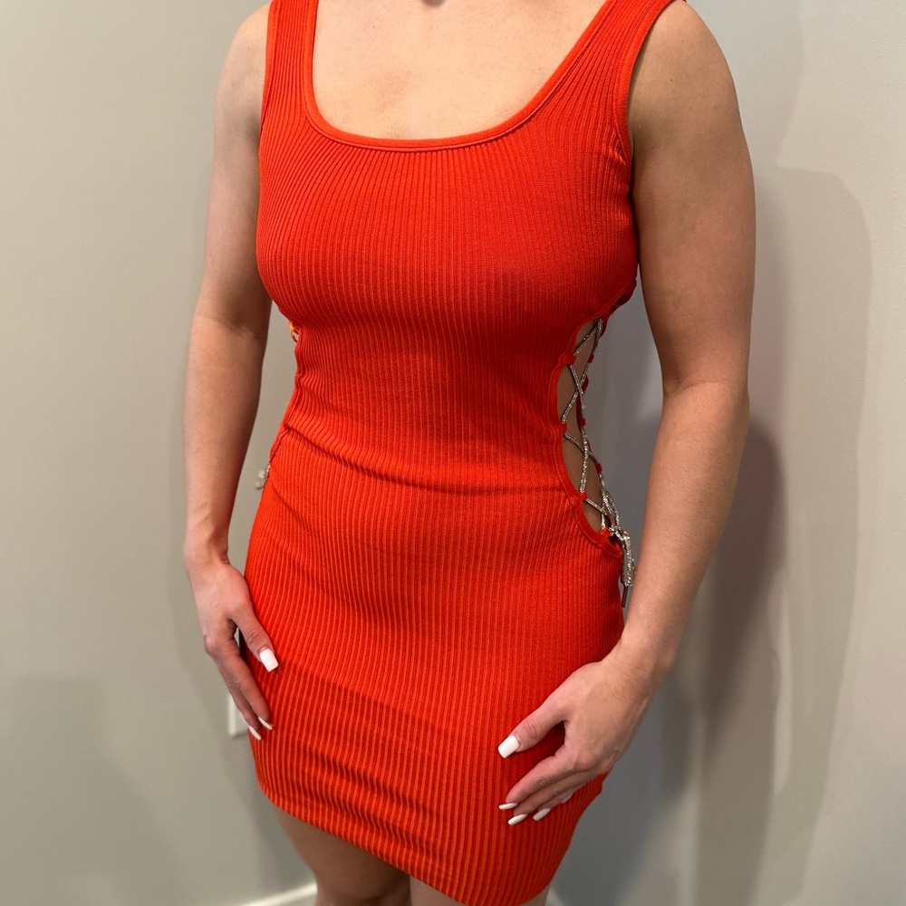 Orange dress